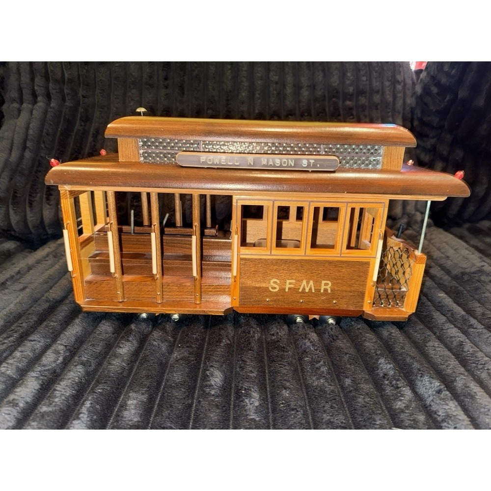 Reuge Handmade San Francisco Street Car Music Box by Nate Gruenberg 1977 -Works! - Picture 5 of 16